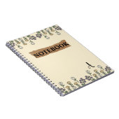 Carnet Fleurs sauvages de champ aquarelle (Côté Droit)