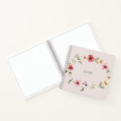 Carnet Fleurs sauvages de champ aquarelle, notes de monta (Intérieur)