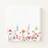 Carnet Fleurs sauvages de champ aquarelle, notes de monta (Dos)