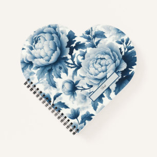 Carnet Fleurs sauvages de Chinoserie Bleue