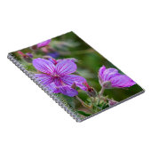 Carnet Fleurs sauvages de géranium collant (Côté Droit)