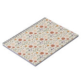 Carnet Fleurs sauvages dessinées à la main en patchwork s (Côté gauche)