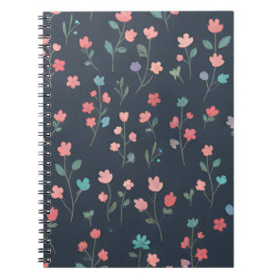 Carnet Fleurs sauvages du crépuscule : Un floral délicat