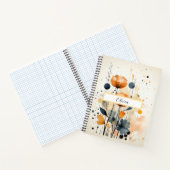 Carnet Fleurs sauvages et notes de feuillage aquar (Intérieur)