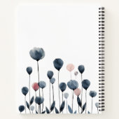 Carnet Fleurs sauvages minimaux d'aquarelle modernes (Dos)