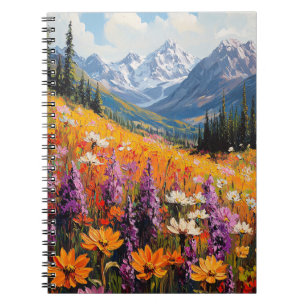 Carnet Fleurs sauvages pittoresques et beaux-arts de la m