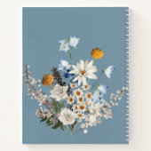 Carnet Fleurs sauvages rustiques Recettes de douche de ma (Dos)