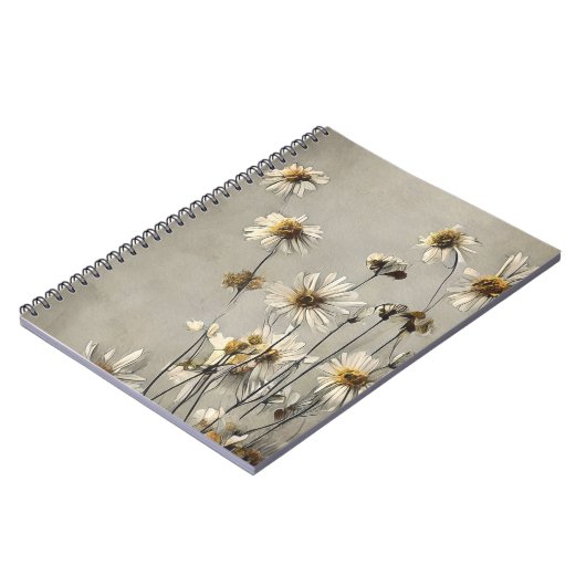 Carnet Fleurs sauvages séchés (Côté gauche)