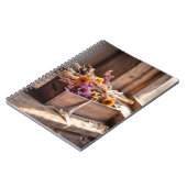 Carnet Fleurs séchées dans une boîte en bois (Côté gauche)