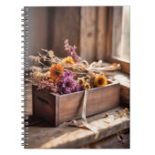 Carnet Fleurs séchées En Bois (Devant)