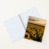 Carnet Fleurs | Terrain de tournesol (Intérieur)