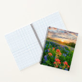 Carnet Fleurs | Texas Bluebonnets & Indian Paintbrush (Intérieur)