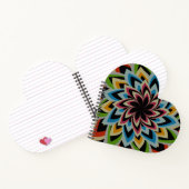 CARNET FLEURS TOURBILLON COLORÉES (Intérieur)