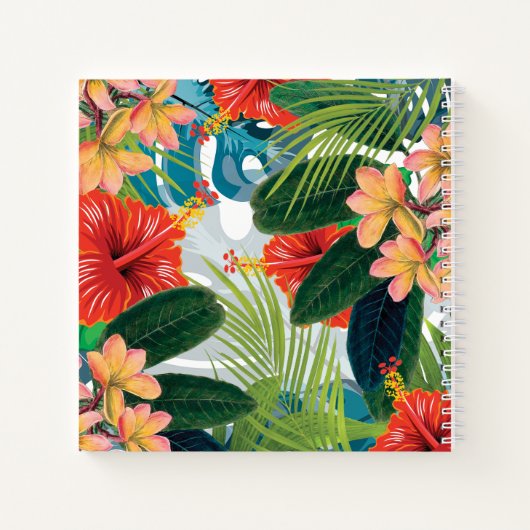 Carnet Fleurs tropicales (Dos)