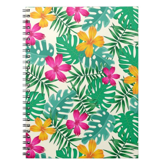 Carnet Fleurs tropicales (Devant)