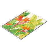 Carnet Fleurs tropicales | Oiseau du paradis (Côté gauche)