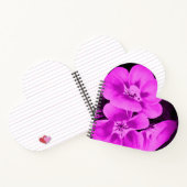 Carnet Fleurs tropicales rose vif (Intérieur)