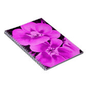 Carnet Fleurs tropicales rose vif (Côté Droit)