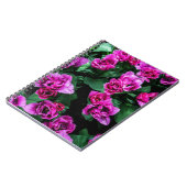 Carnet Fleurs tulipes roses (Côté gauche)