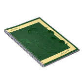 CARNET FLEURS VERTES  (Côté Droit)