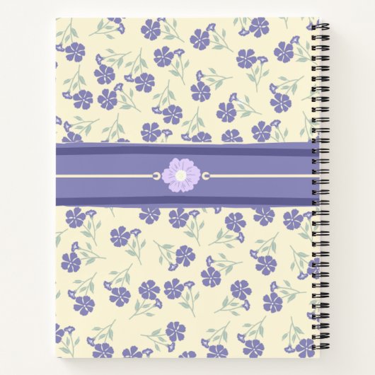 Carnet Fleurs vintages (Dos)