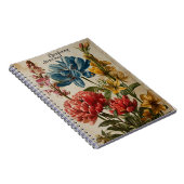Carnet Fleurs vintages de jardinage (Côté Droit)