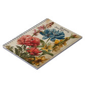 Carnet Fleurs vintages de jardinage (Côté gauche)