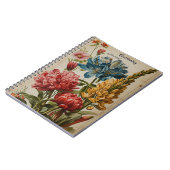 Carnet Fleurs vintages de jardinage (Côté gauche)