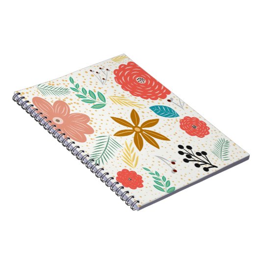 Carnet Fleurs Vintages rétro (Côté Droit)