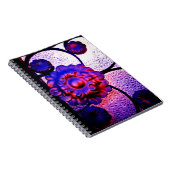 Carnet Fleurs violettes (Côté Droit)