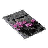 Carnet Fleurs violettes (Côté Droit)