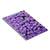 Carnet Fleurs violettes (Côté Droit)