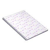Carnet Fleurs violettes Lilac, Petite Impression Florale (Côté Droit)