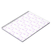 Carnet Fleurs violettes Lilac, Petite Impression Florale (Côté gauche)