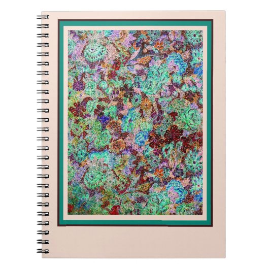 Carnet Fleurs vives (Devant)