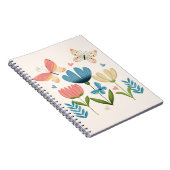 Carnet Fleurs Whimsical et papillons (Côté Droit)