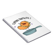 Carnet Fliastic Funny Pancake Pun (Côté Droit)