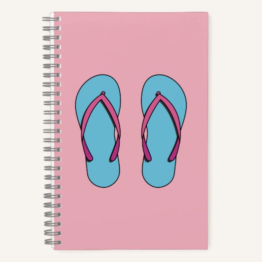 Carnet Flip Flops de plage (Recto)