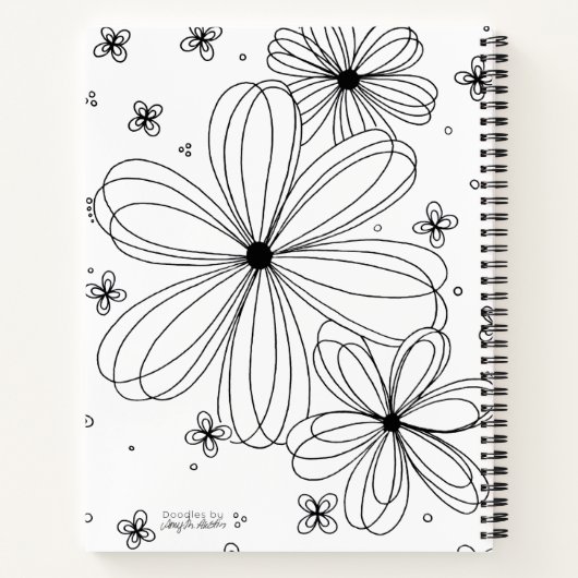 Carnet Floating Petals – Spiral Notebook  (Dos)