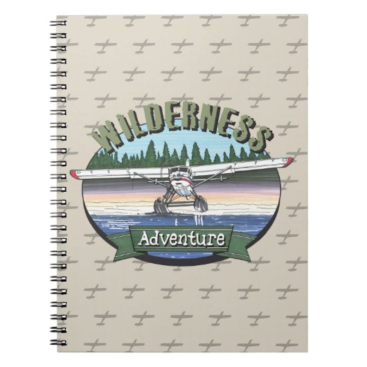 Carnet Floatplane Aviation Wilderness Adventure (Devant)