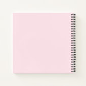 Carnet Flocking Fabulous Typography avec Flamant rose ros (Dos)