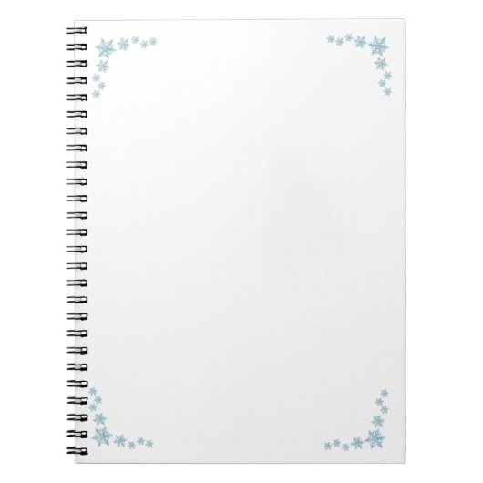 Carnet Flocon de Neige (Devant)