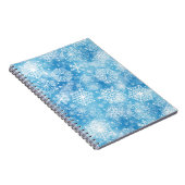 Carnet Flocon de neige bleu (Côté Droit)
