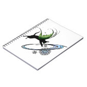 Carnet Flocon de neige de chat cosmique (Côté gauche)