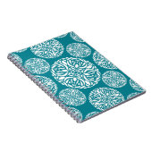 Carnet Flocon de neige floral d'hiver (Côté Droit)