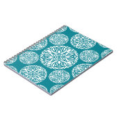 Carnet Flocon de neige floral d'hiver (Côté gauche)