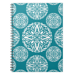 Carnet Flocon de neige floral d'hiver