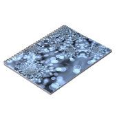 Carnet Flocon de neige Silvery Blue (Côté gauche)