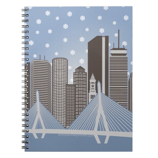 Carnet Flocons de neige de Boston (Devant)