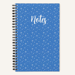 Carnet Flocons de Neige Dessinés à la Main Fantaisie Hive